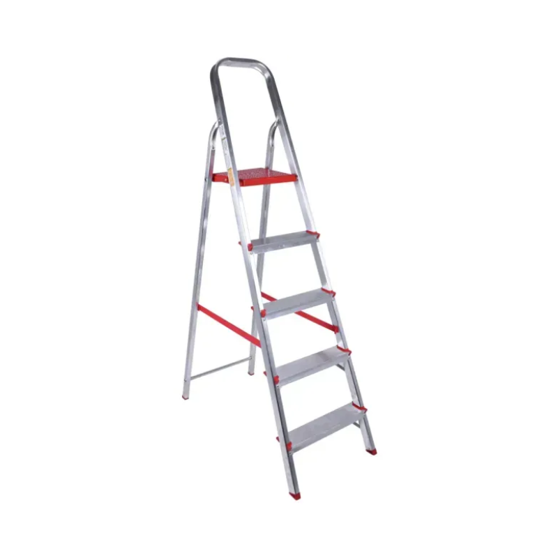 Escada de Alumínio Doméstica com 5 Degraus 120Kg