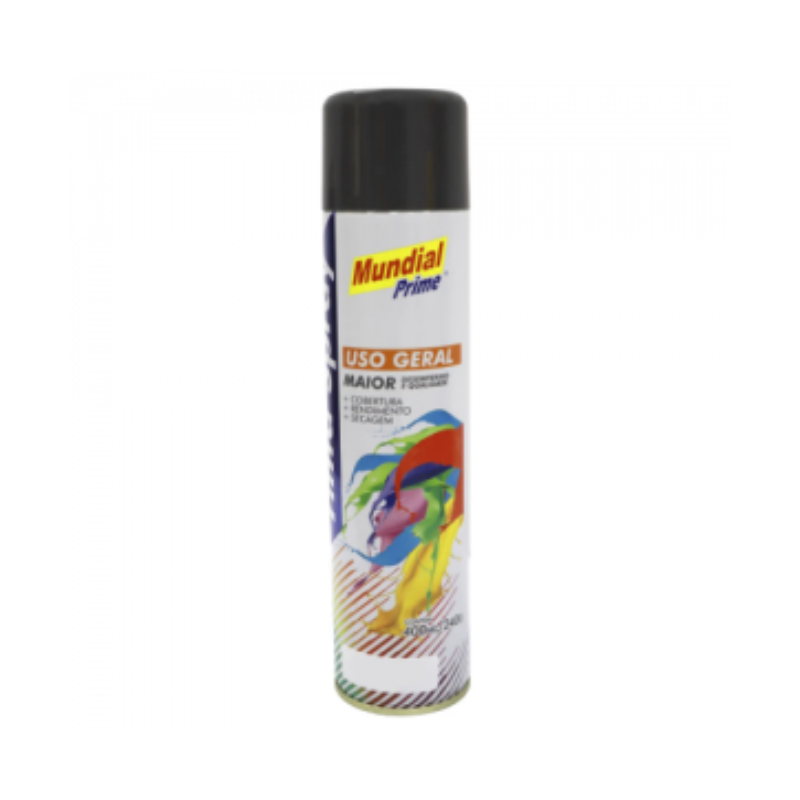 Tinta Uso Geral Verniz Spray 400ml Mundial Prime