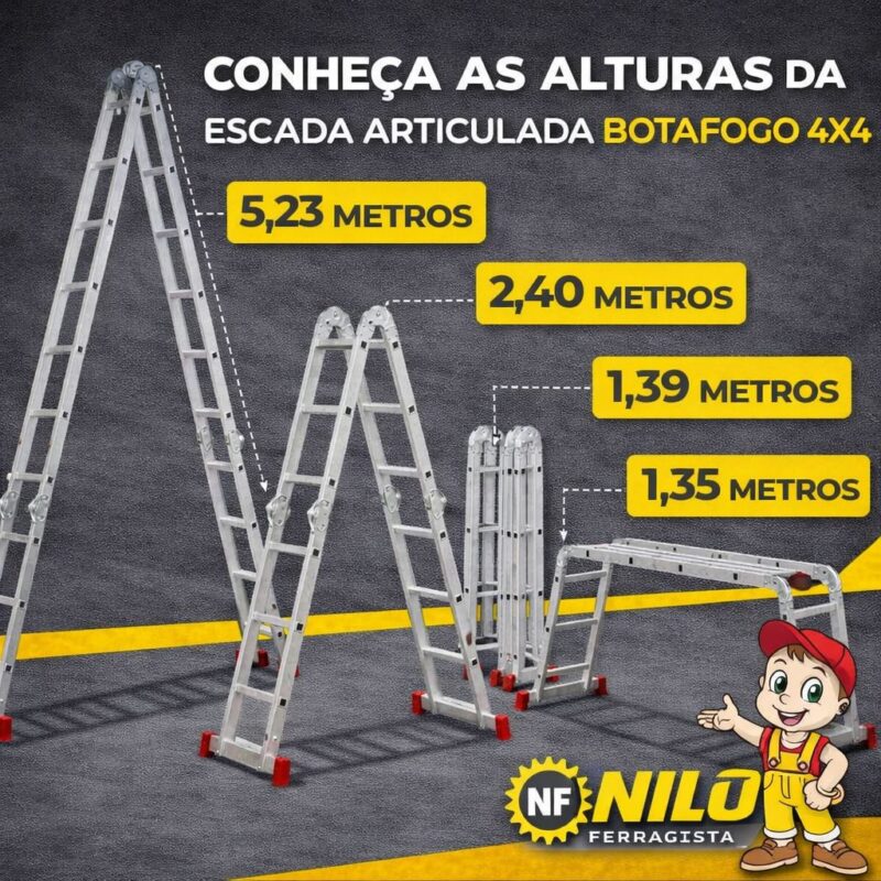 Escada Articulada 4X4 Botafogo