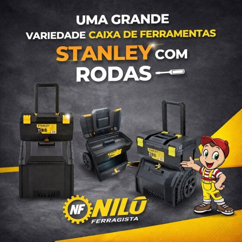 Caixa de Ferramentas stanley com rodinhas